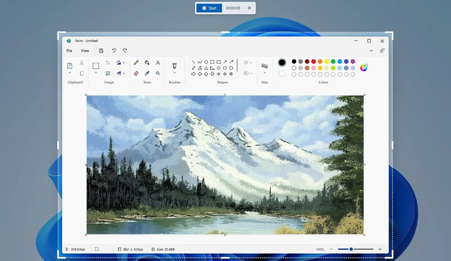 Skärmklippverktyget: Filma skärmen med Skärmklippverktyget i Windows 11